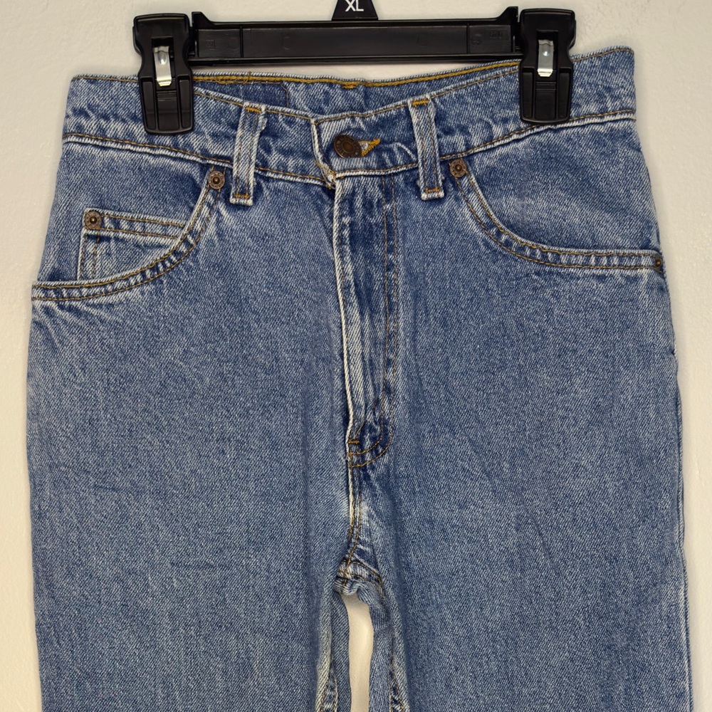 Levi Strauss Vintage Classic Blue Denim Youth Jeans Boot Cut Size 14 Regular